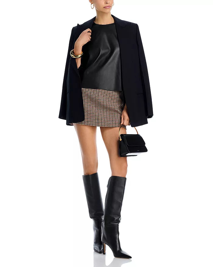 Dee Faux Leather Top