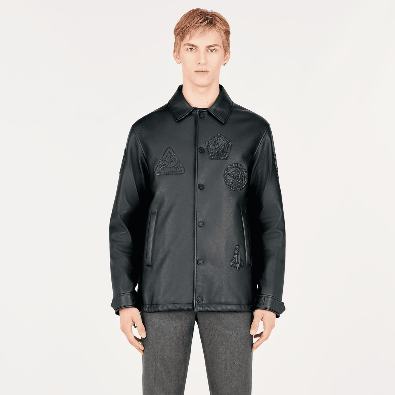 LV Satellite Patch Coach Jacket