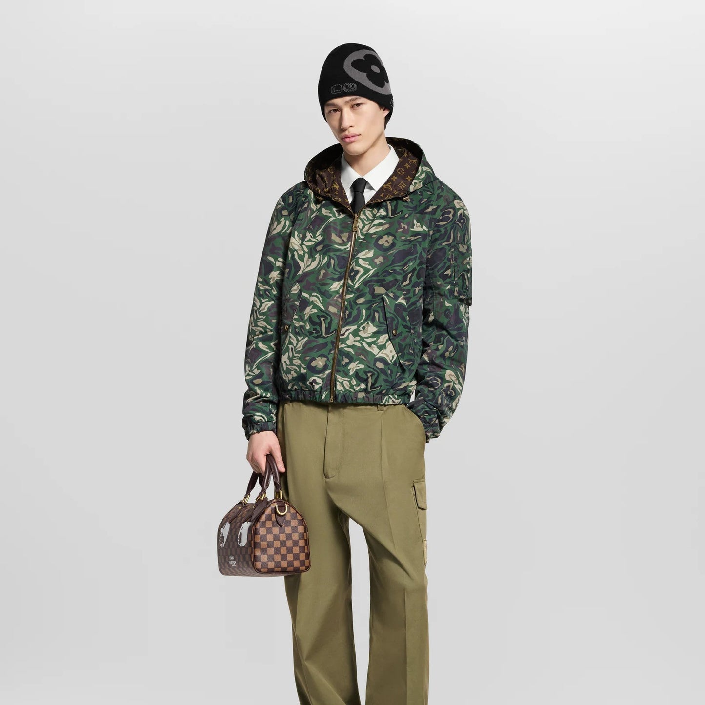 Monogram Reversible Windbreaker