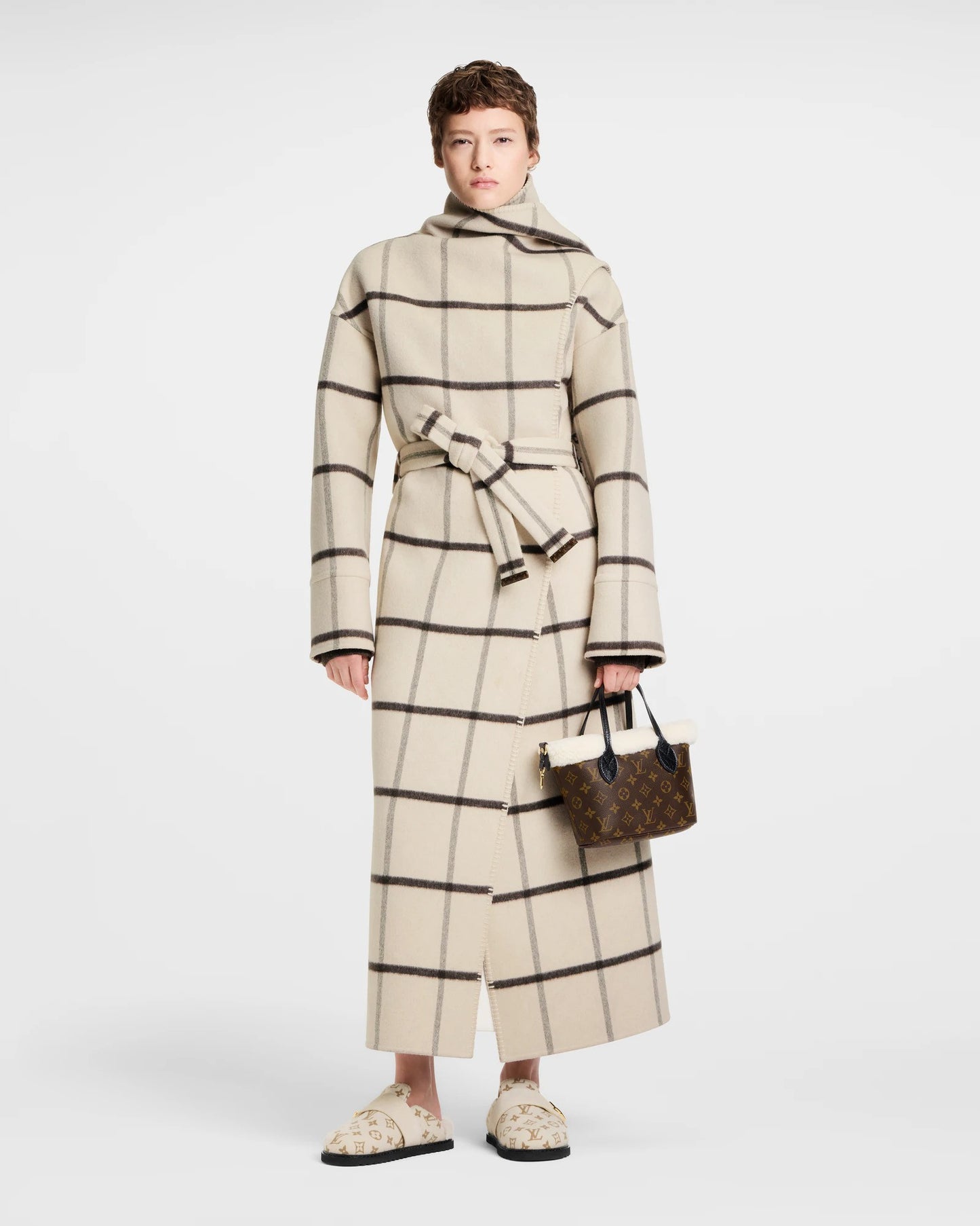 LV Cosy Flat Comfort Closed Mule Brown