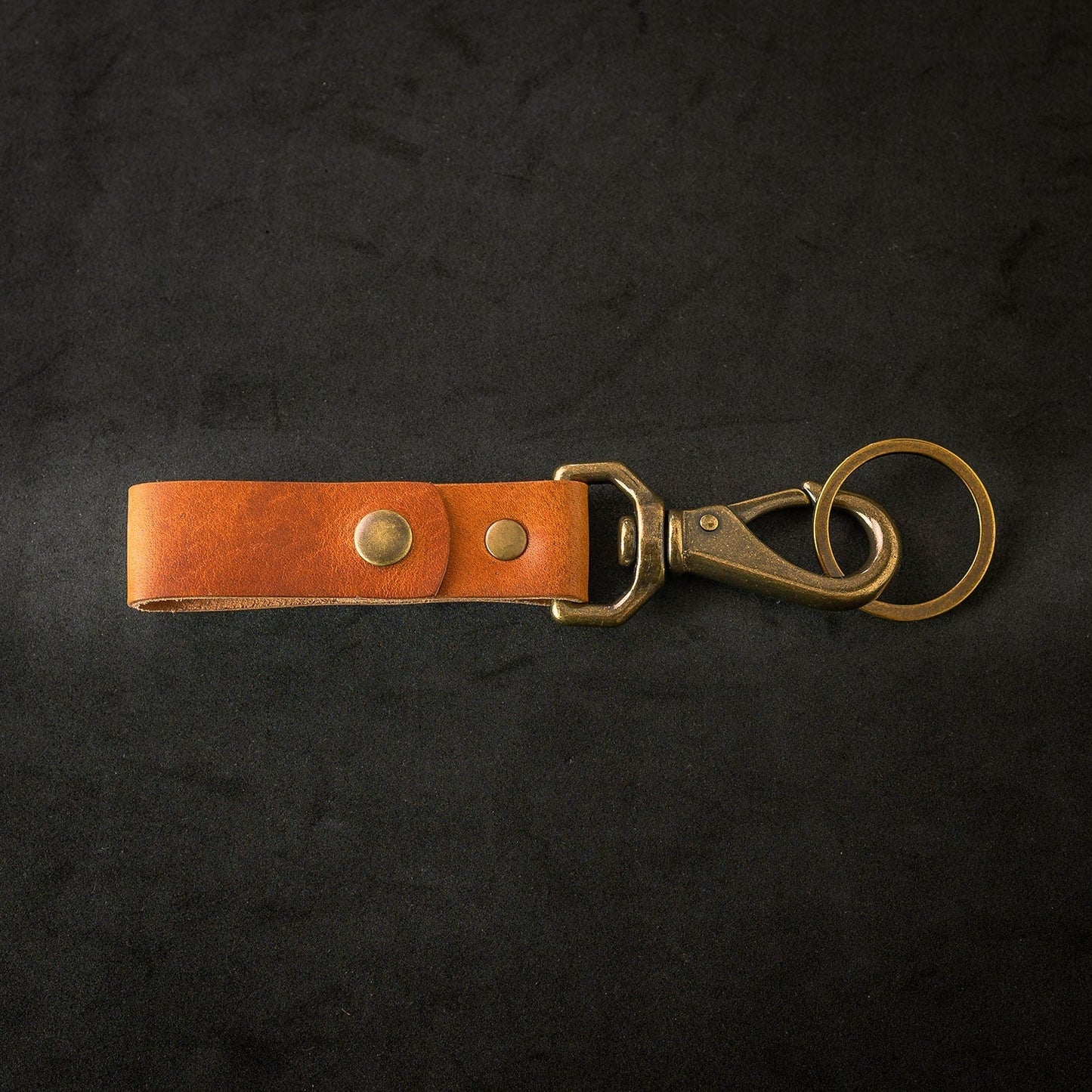 Leather Keychain Belt Clip