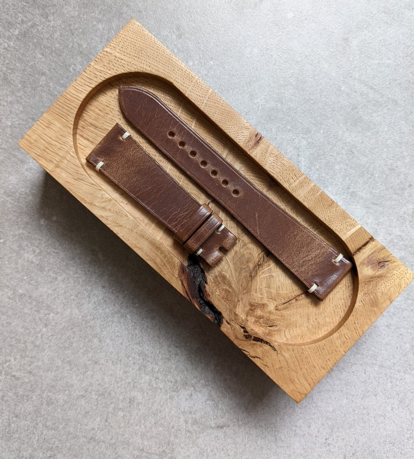 Chromexcel Vintage Strap Minimal Stitch - Natural Tan