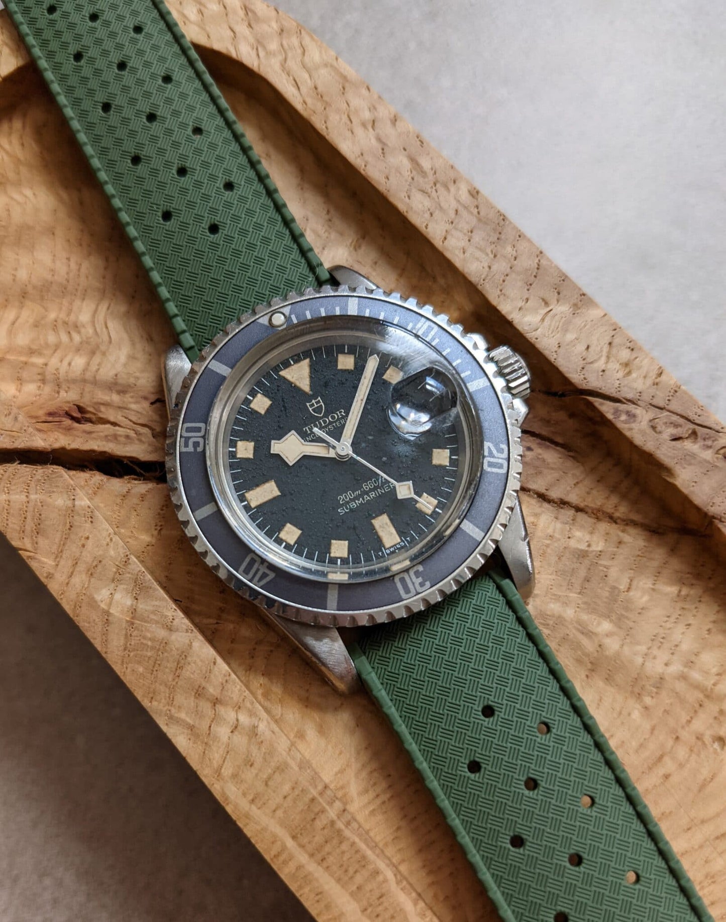 FKM Tropic Rubber Strap - Olive Green