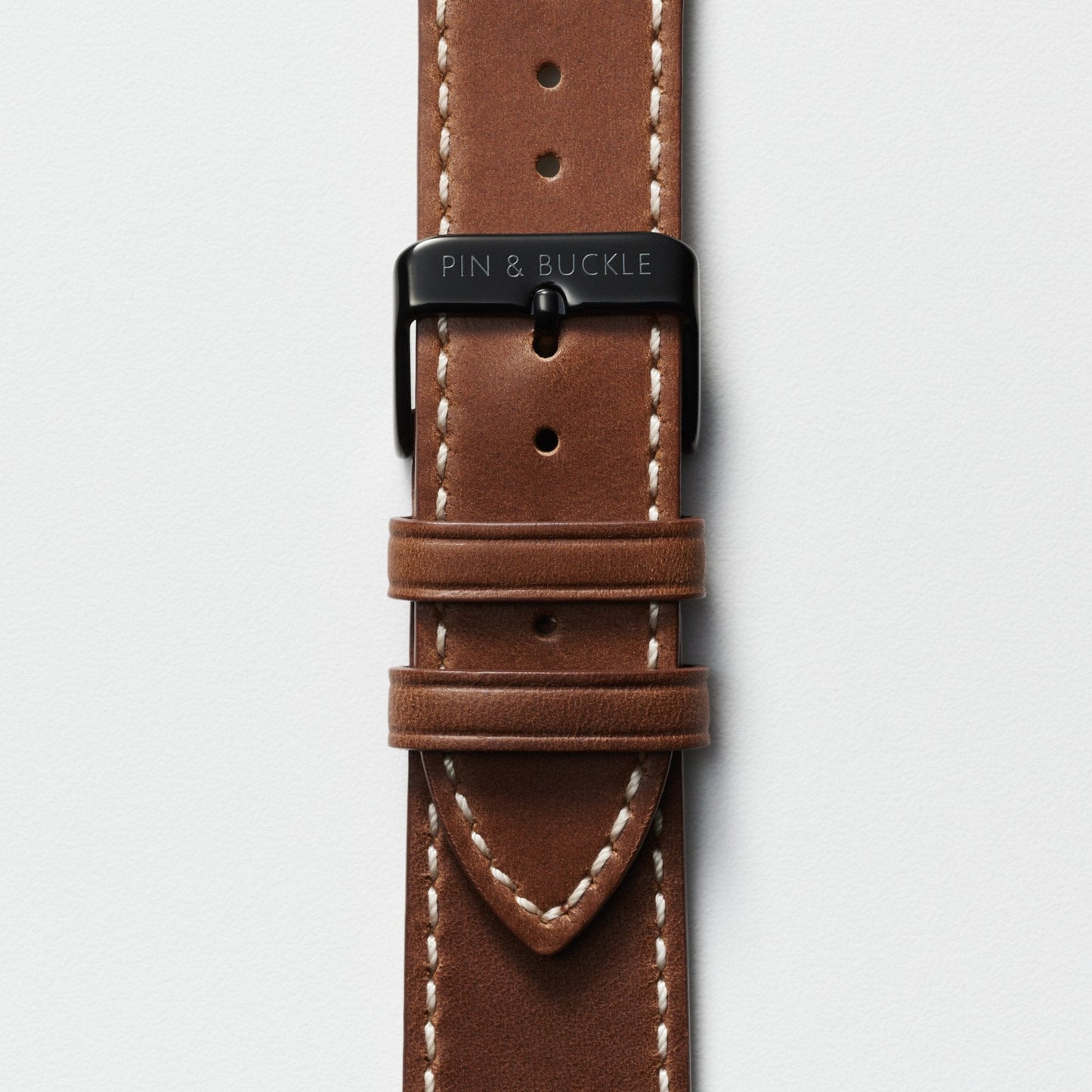 Luxe Leather Apple Watch Strap - Nero Black