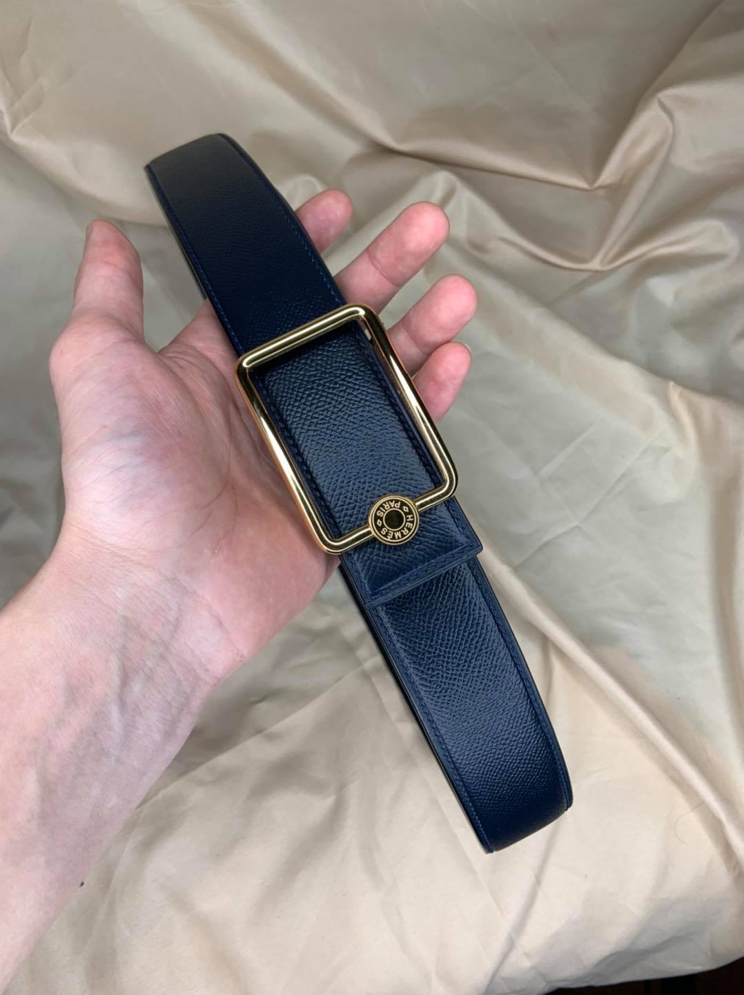 Hand-stitched Full-grain Cowhide Belt 1