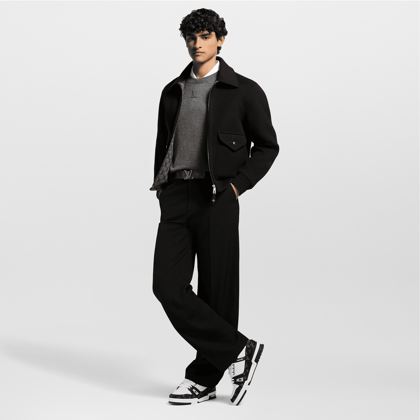 LV Trainer Sneaker Monogram Denim