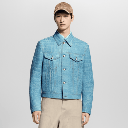 Made To Order Crocodile Trucker Jacket