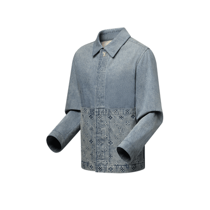 Upcycled Denim Canvas Jacket