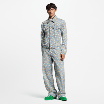 Damier Denim Trucker Jacket