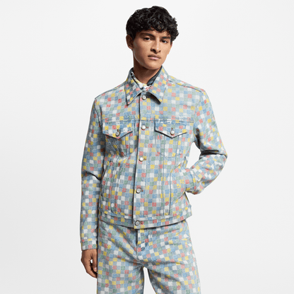 Damier Denim Trucker Jacket