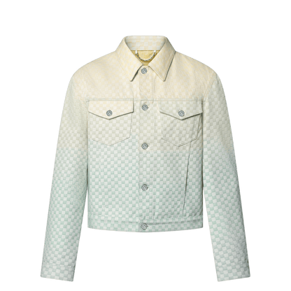 Damier Gradient Jacquard Denim Jacket