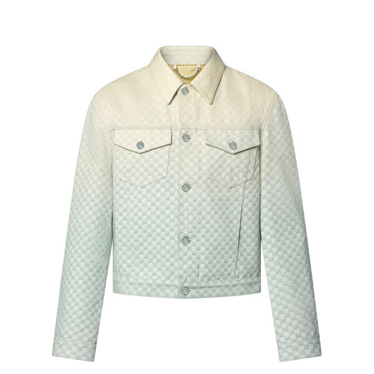 Damier Gradient Jacquard Denim Jacket