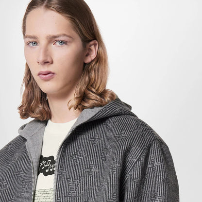 Reversible Double Face Hooded Blouson