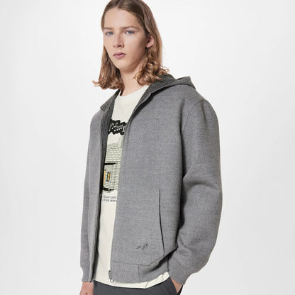 Reversible Double Face Hooded Blouson