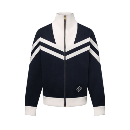Knitted Cotton Sailor Blouson