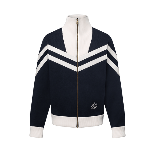 Knitted Cotton Sailor Blouson