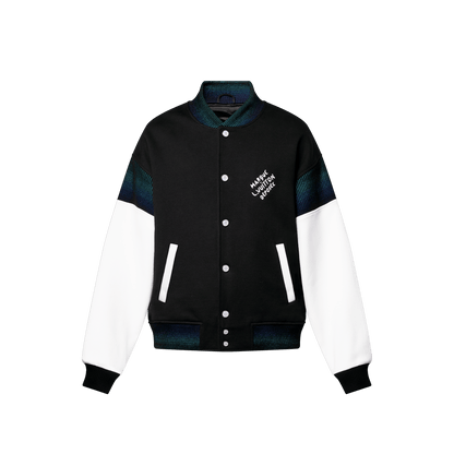 Cotton Jersey Varsity Blouson