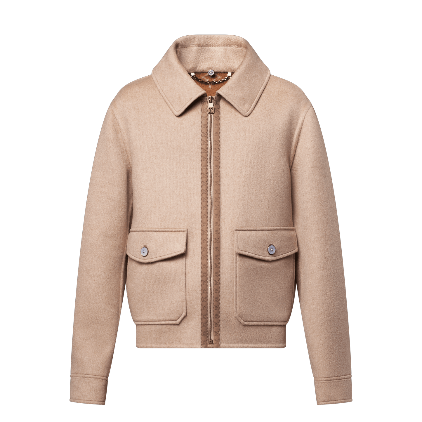 Vicuna-Cashmere Blend Double Face Blouson