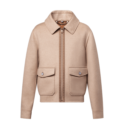 Vicuna-Cashmere Blend Double Face Blouson