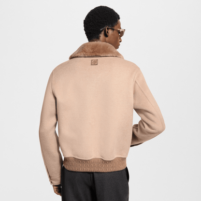 Vicuna-Cashmere Blend Double Face Blouson