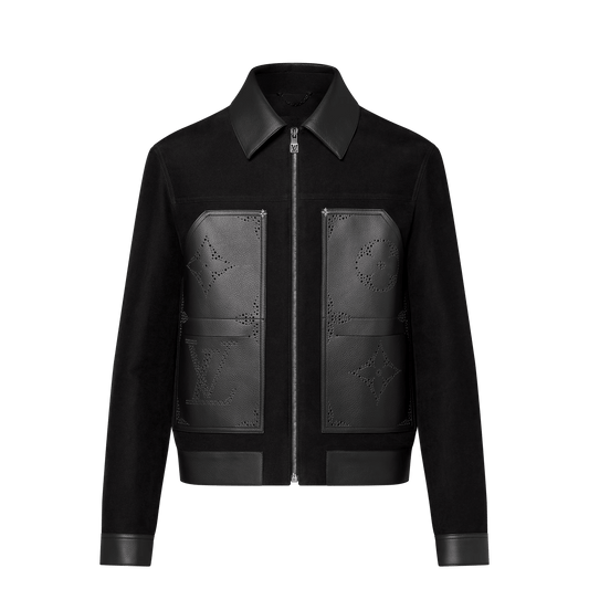 Monogram Mix Leather Workwear Blouson