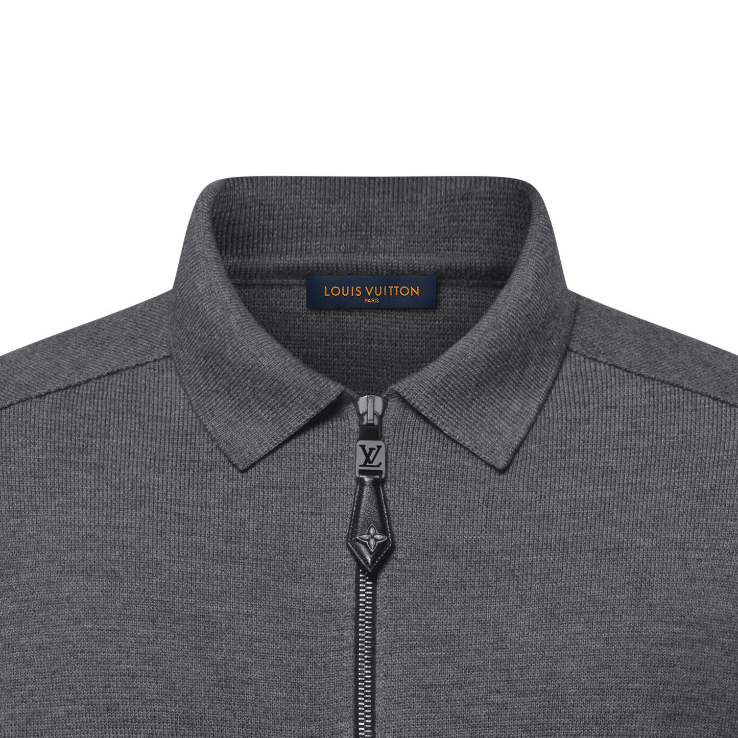 Leather Mix Knitted Workwear Blouson