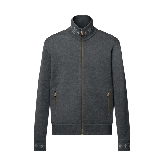 Double Face Knit Wool Travel Blouson