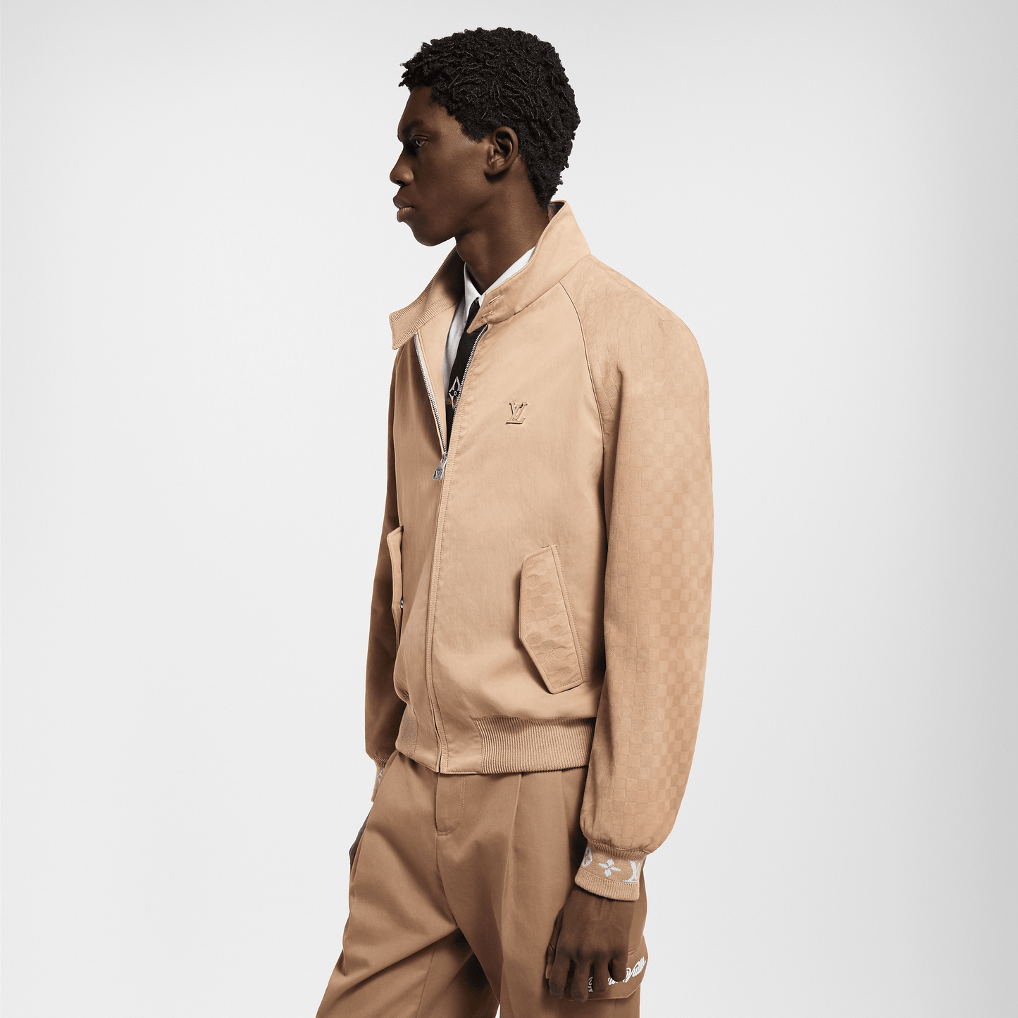 Suede Mix Blouson