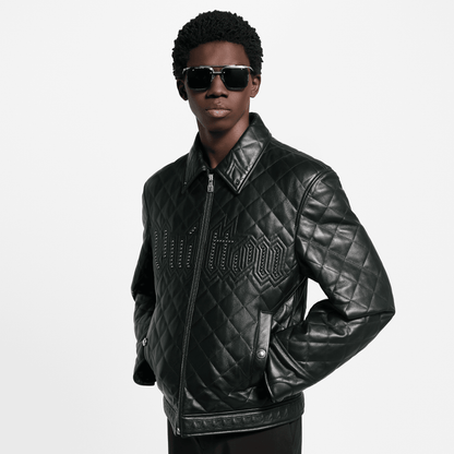 Quilted Leather Blouson
