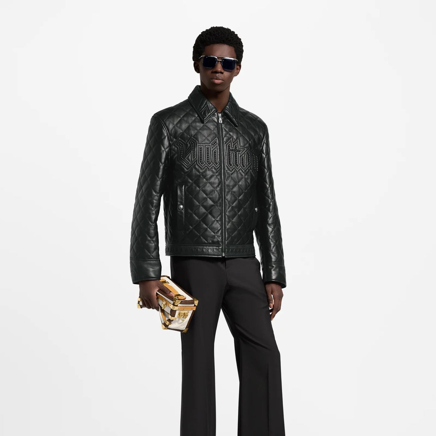 Quilted Leather Blouson