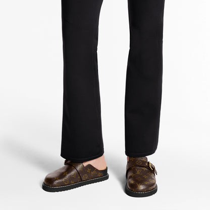 LV Cosy Flat Comfort Clog Monogram Cacao Brown