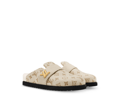 LV Cosy Flat Comfort Closed Mule Beige