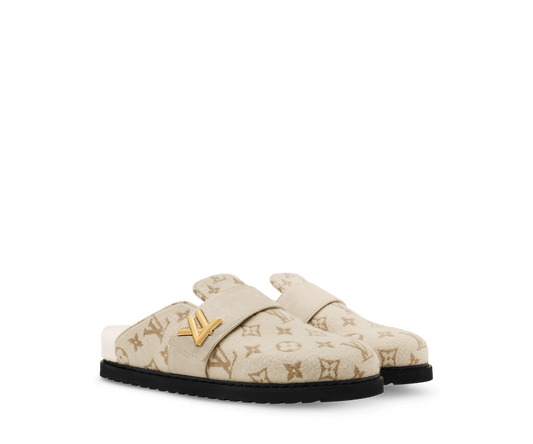 LV Cosy Flat Comfort Closed Mule Beige