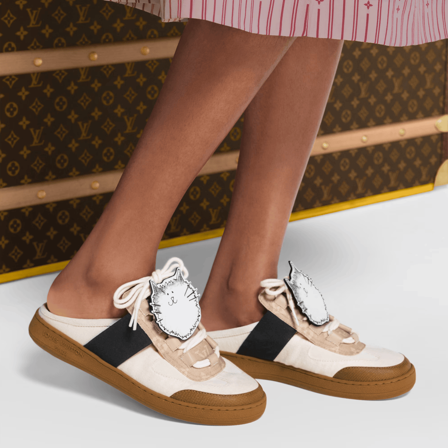 Lous Open Back Sneaker