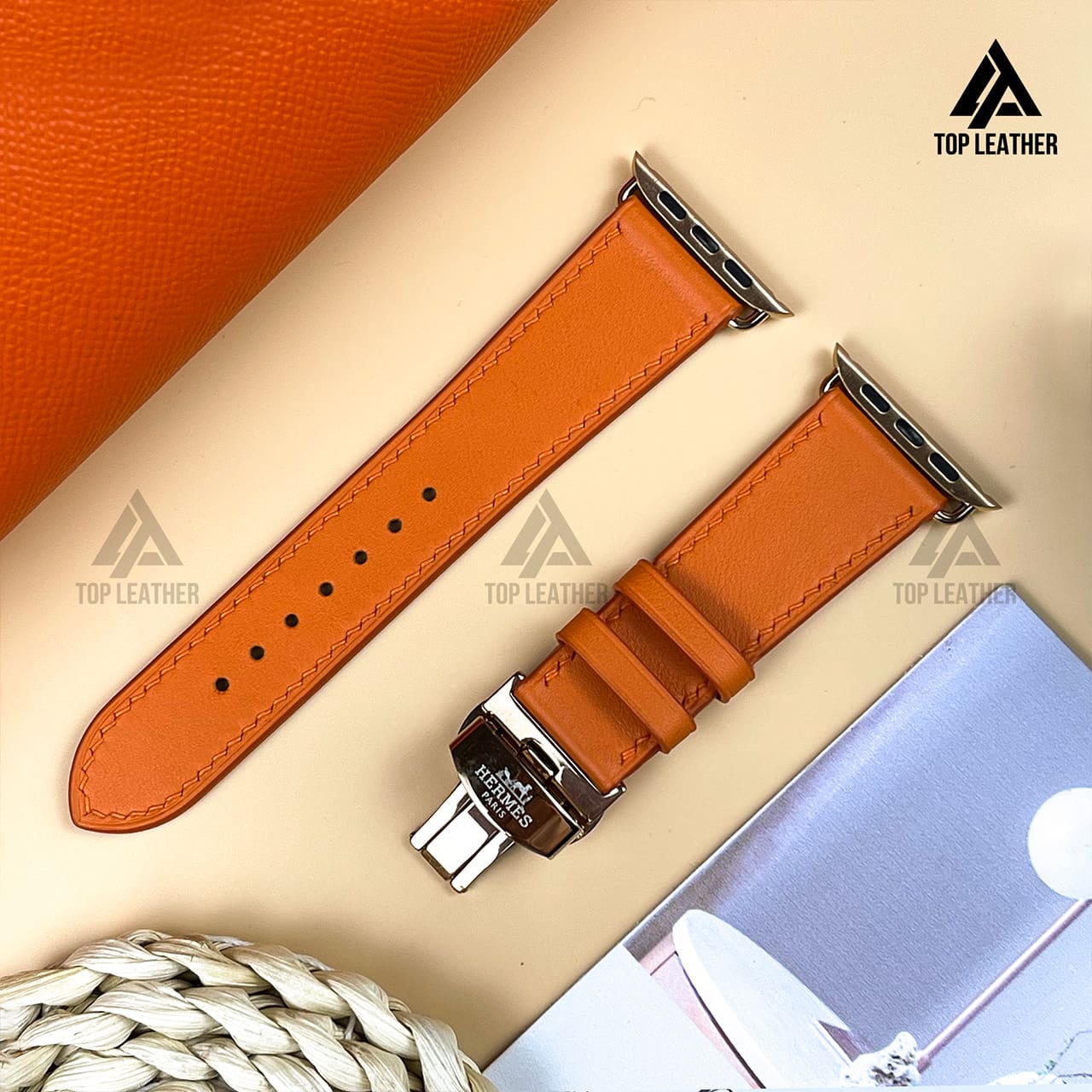 Watch Strap Swift Leather for Apple Watch, Mechanical Watch SW2203