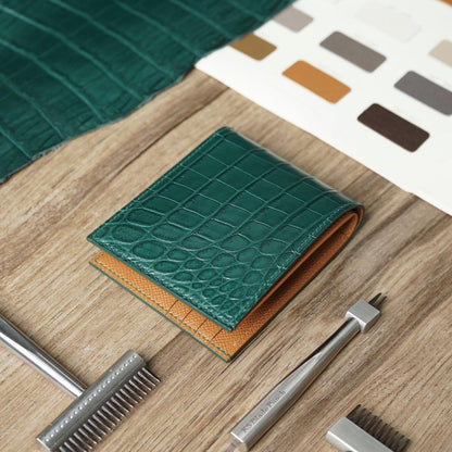 Bifold Basic Wallet Mix Alligator