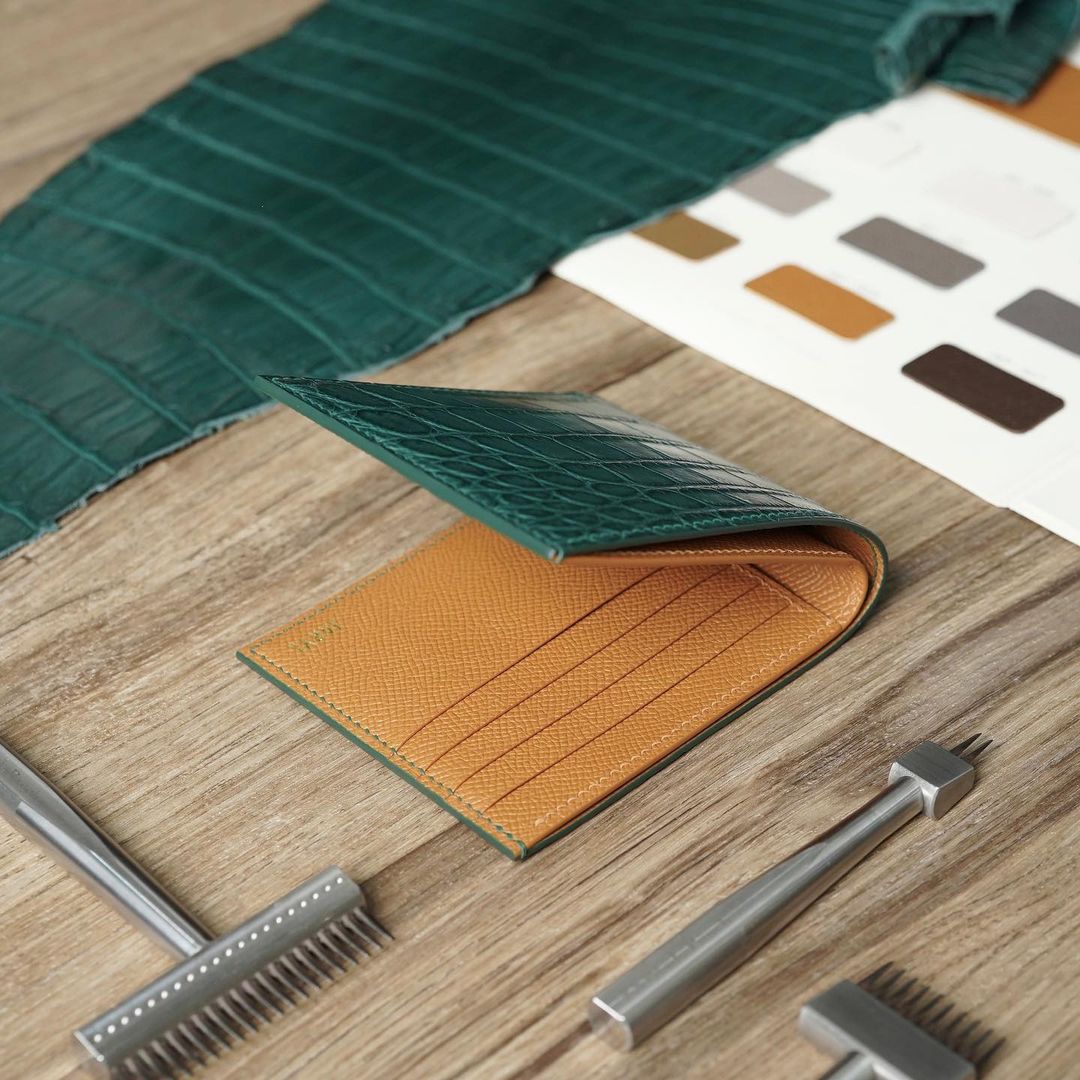 Bifold Basic Wallet Mix Alligator