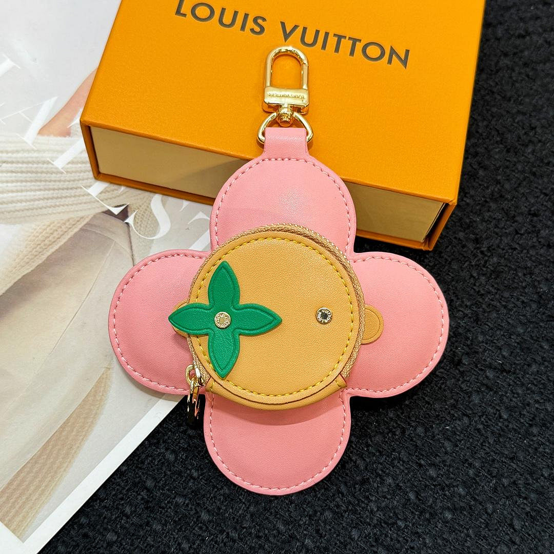 LV Vivienne Holidays Coin Purse Keychain
