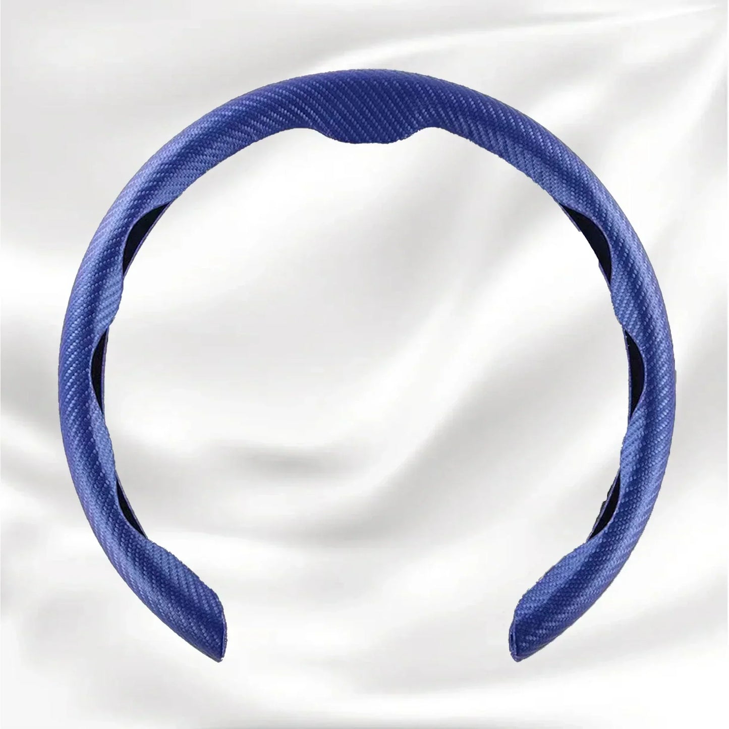 Nexi Customized Car Logo Breathable Ultra-thin 5D Leather & Carbon Car Steering Wheel Cover Universal Fit