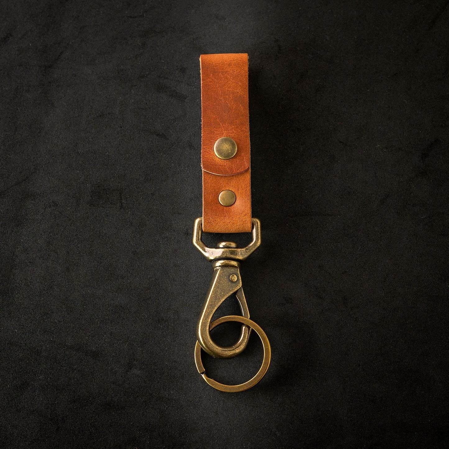 Leather Keychain Belt Clip