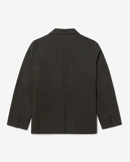 Peak Lapel Single-Breasted Jacket