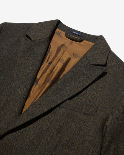 Peak Lapel Single-Breasted Jacket