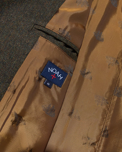 Peak Lapel Single-Breasted Jacket