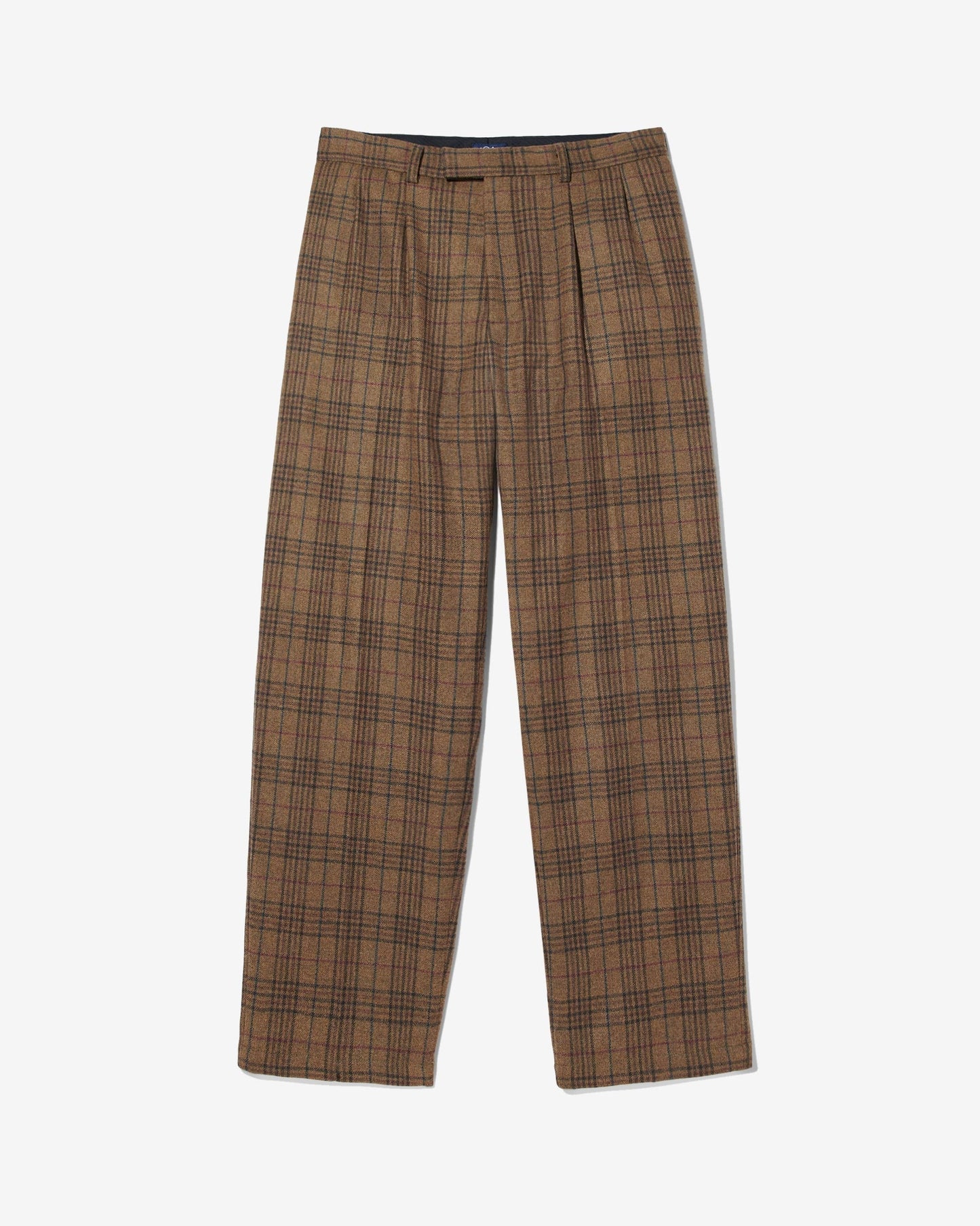 Double-Pleat Wool Trouser