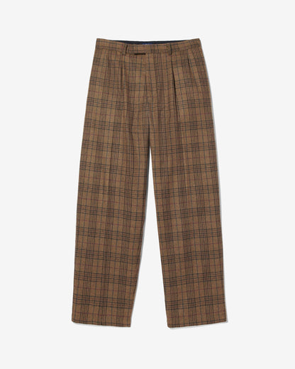 Double-Pleat Wool Trouser