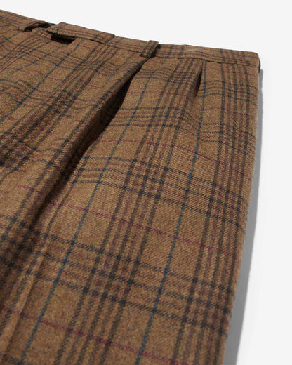 Double-Pleat Wool Trouser