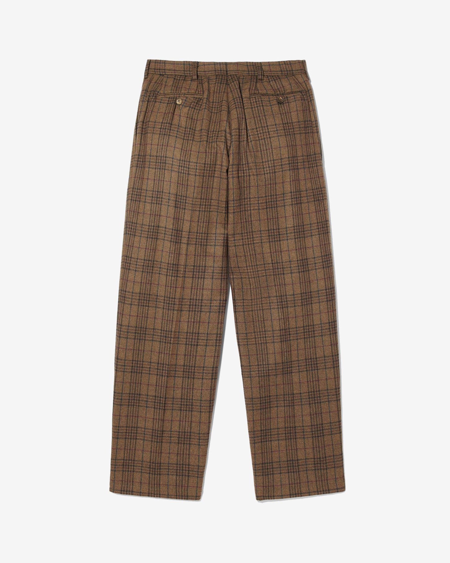 Double-Pleat Wool Trouser