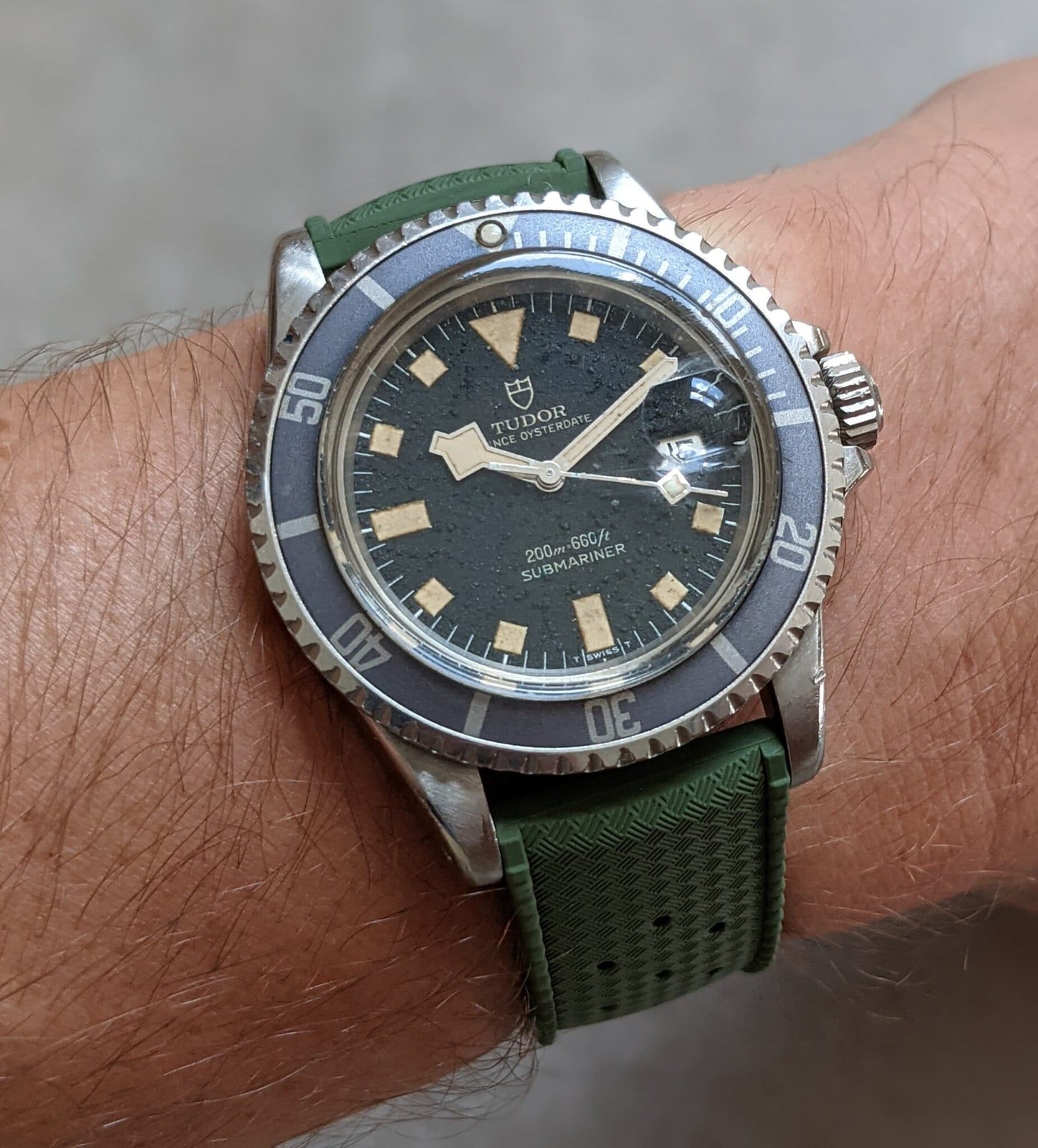 FKM Tropic Rubber Strap - Olive Green