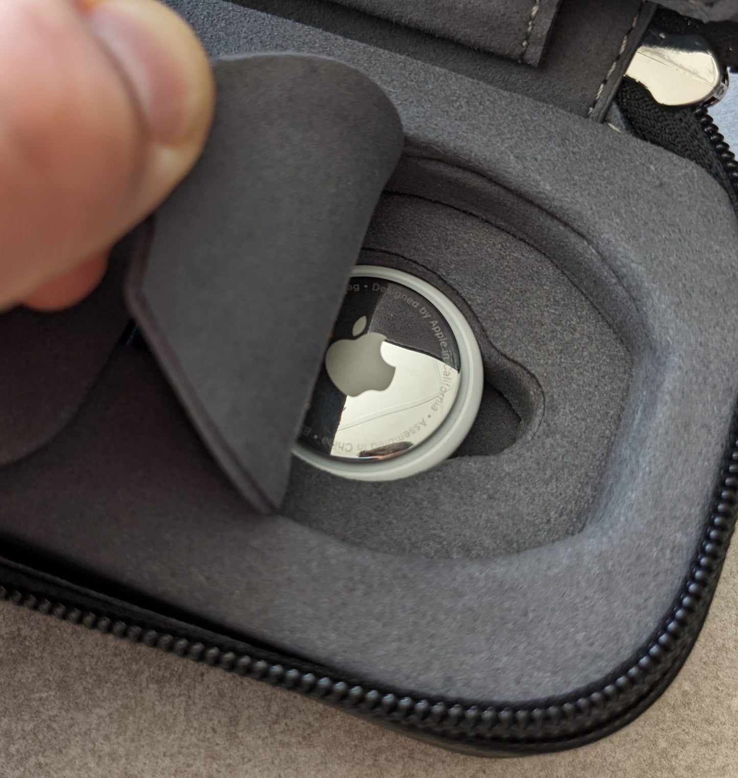 Black & Slate Travel Case - 2 Watch Zip Case