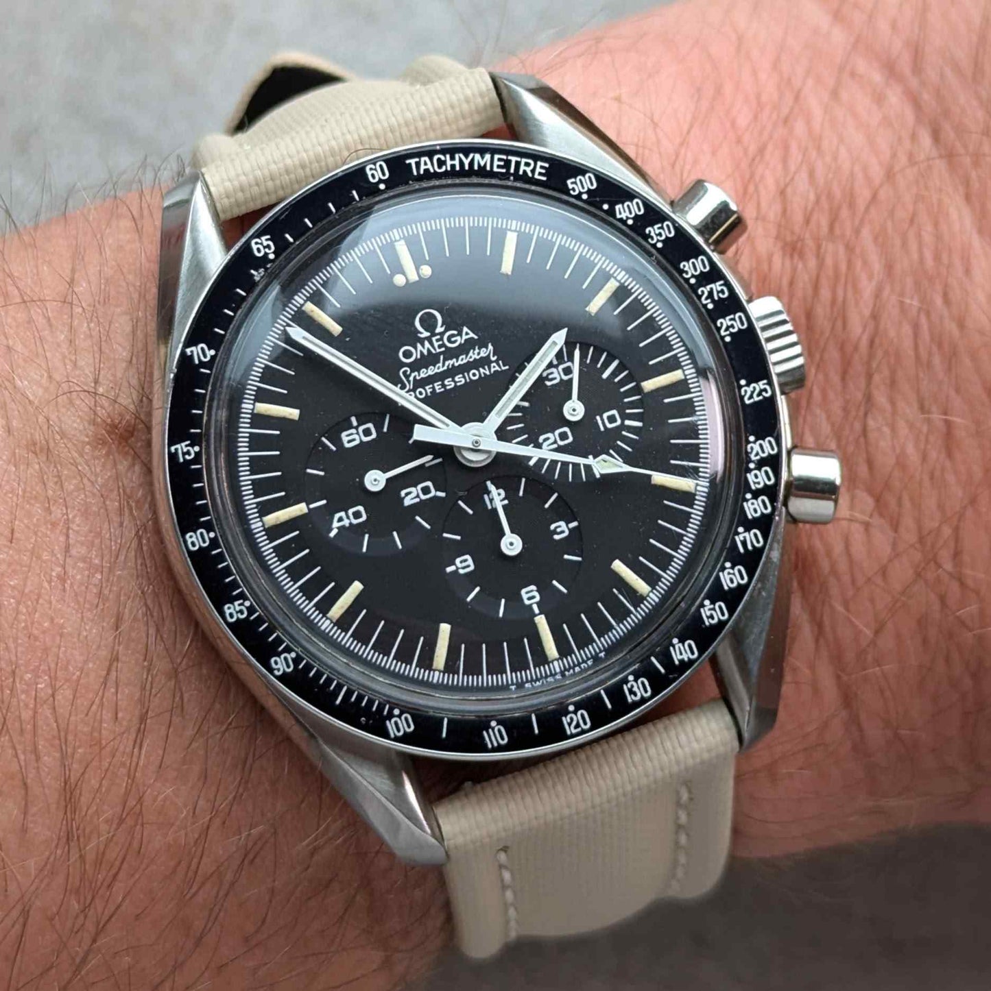 Sailcloth Watch Strap - Sandstone